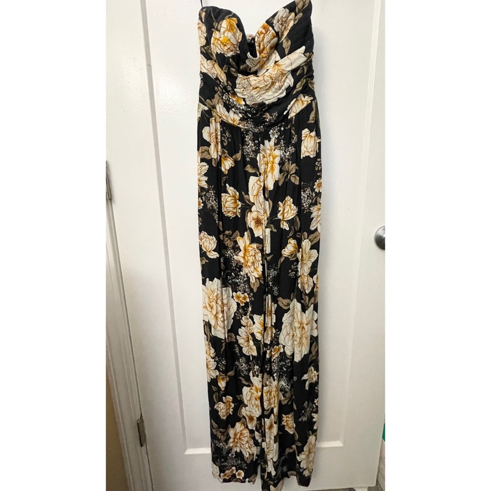 Floral jumpsuit, size medium, never worn